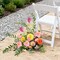 Pink Fake Tulips & Anthurium Combo – Real Touch PU Faux Flowers for Vase, Wedding, Bridal Bouquet, Home Table Centerpieces, Spring & Easter Decor